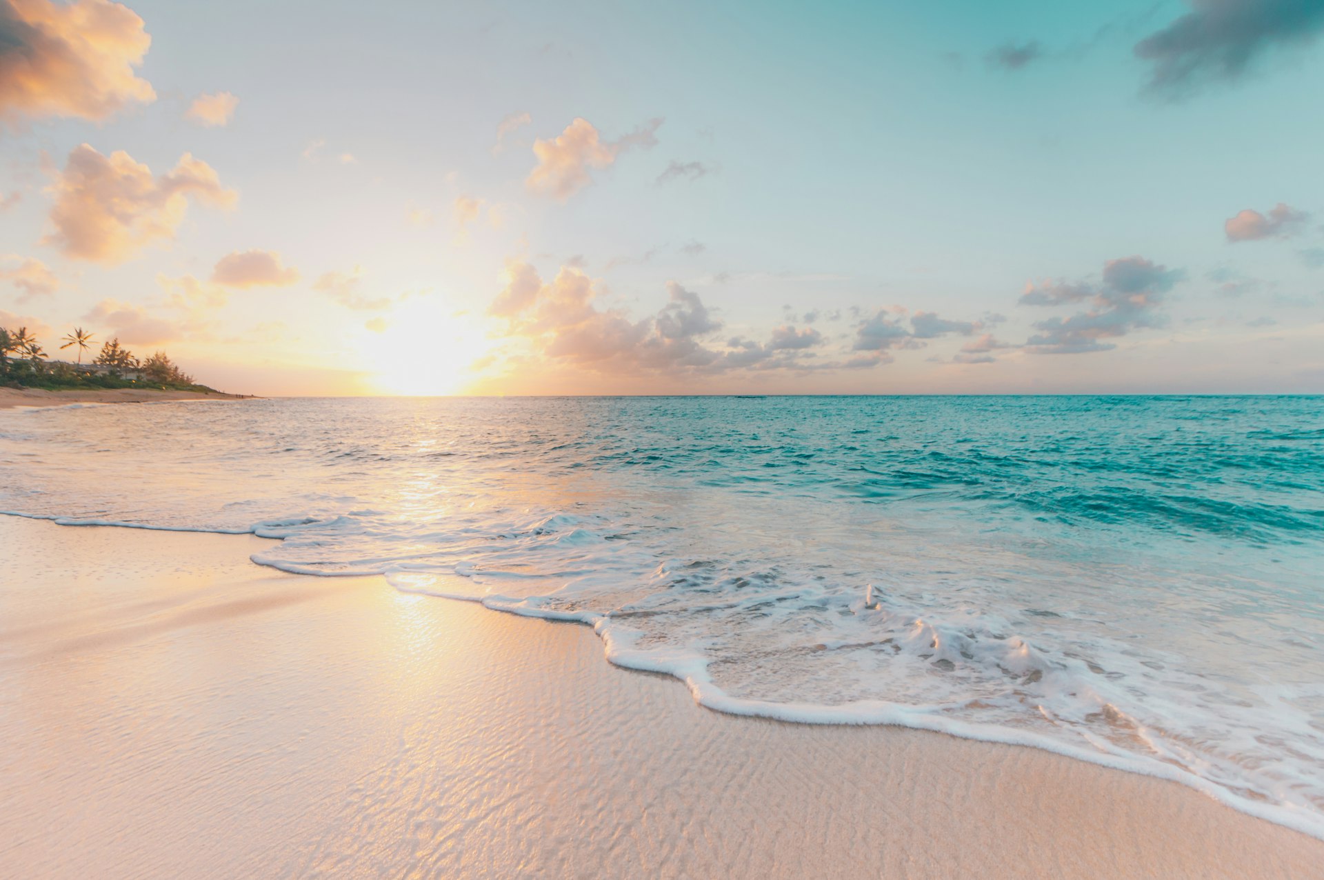 Coastal ocean, calm and expansive